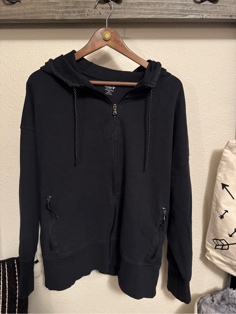 Ladies zip hoodie
